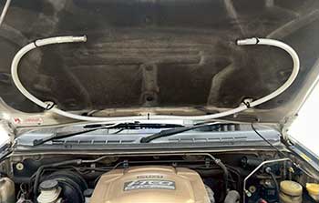 โครงการติดตั้งความปลอดภัยห้องเครื่อง รถกระบะ ISUZU T-Series Automatic Fire Suppression System