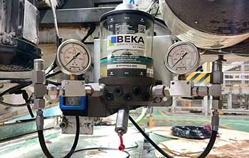 โครงการติดตั้งระบบหล่อลื่นแบบ Series Progressive สำหรับ FLEXA 820