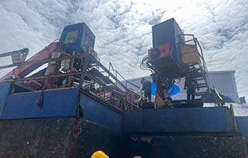 โครงการติดตั้งระบบหล่อลื่นแบบ Series Progressive สำหรับ เครนคีบไม้